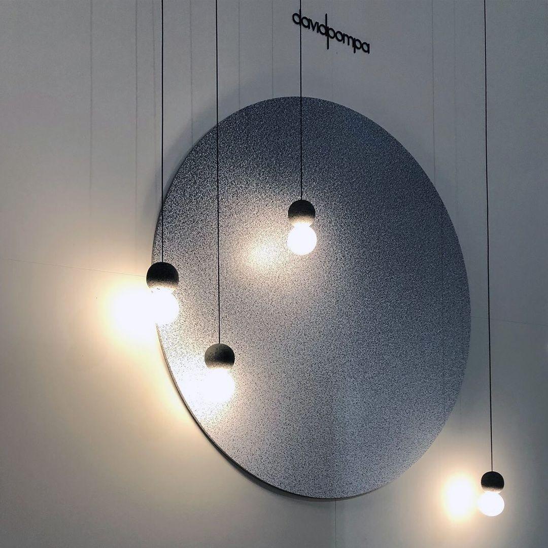 Lumorette nowoczesna lampa wisząca z cementu