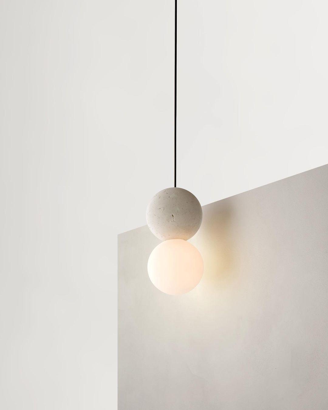 Lumorette nowoczesna lampa wisząca z cementu
