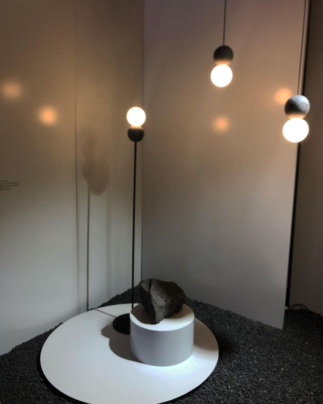 Lumorette nowoczesna lampa wisząca z cementu