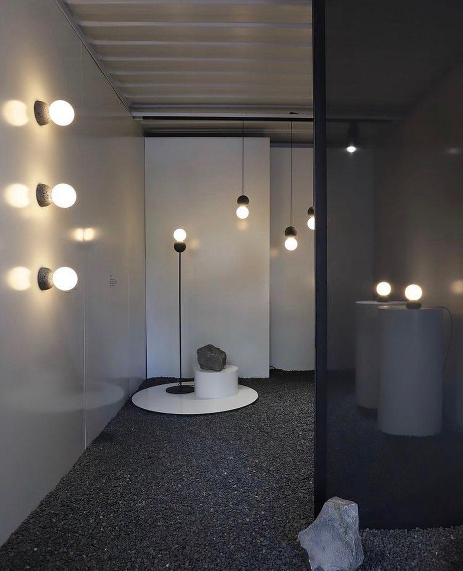 Lumorette nowoczesna lampa wisząca z cementu