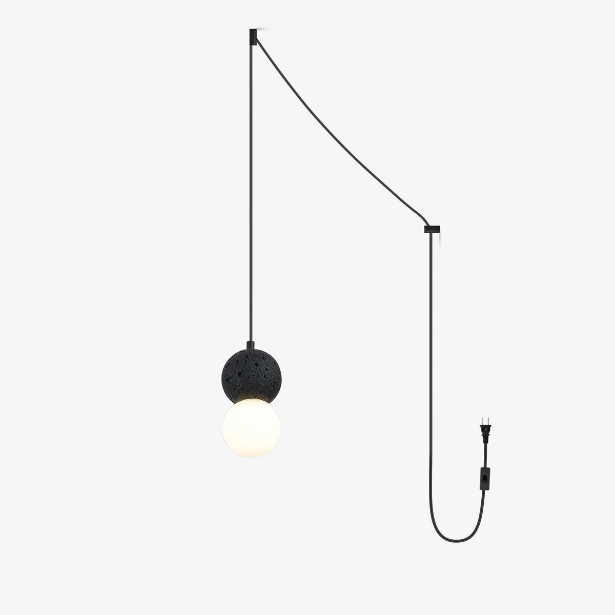 Lumorette nowoczesna lampa wisząca z cementu