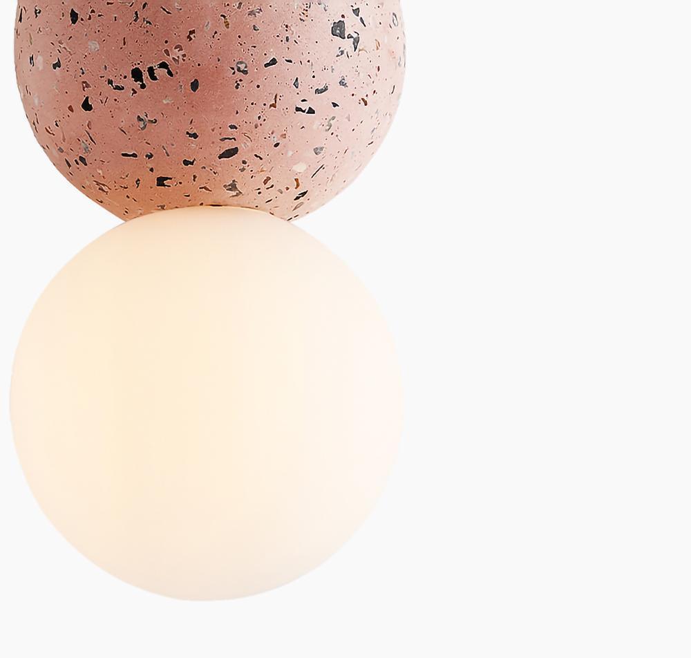 Lumorette nowoczesna lampa wisząca z cementu