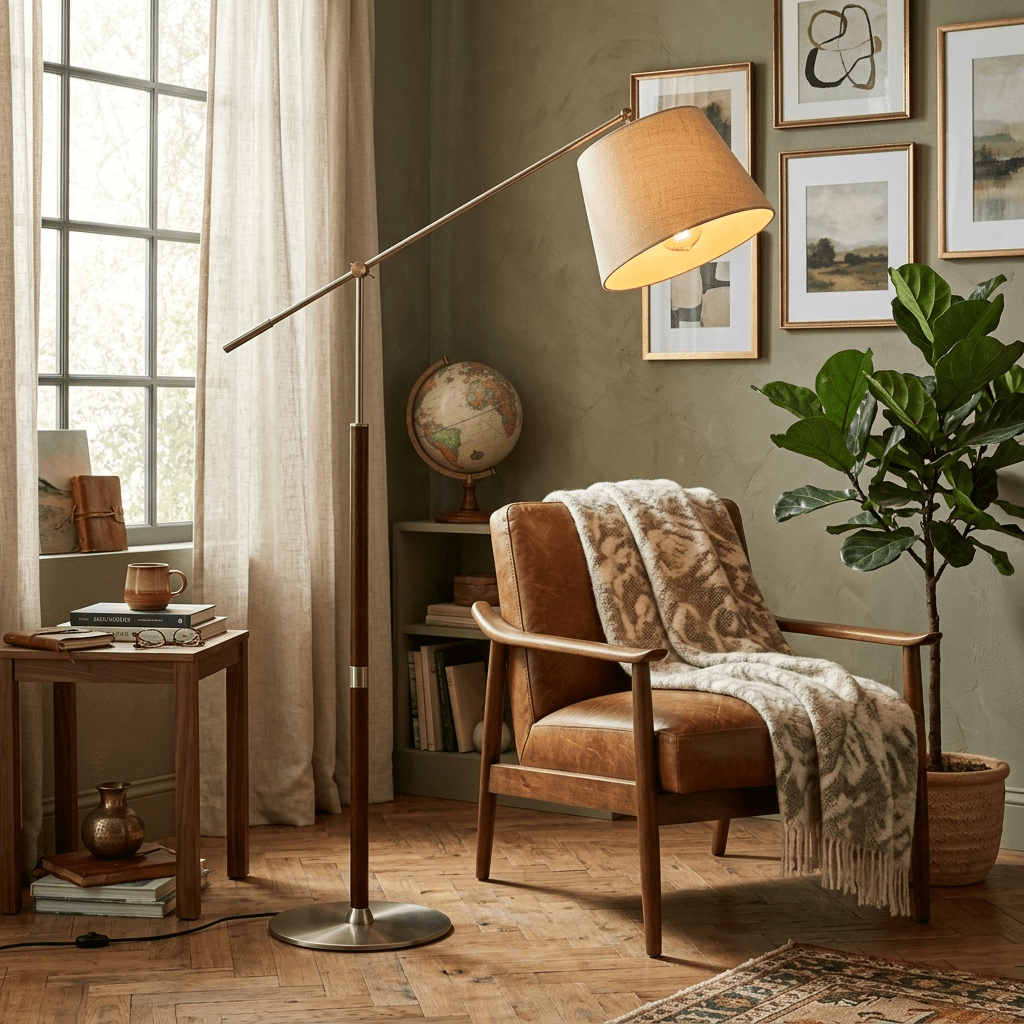 Elaiseria regulowana lampa stojąca