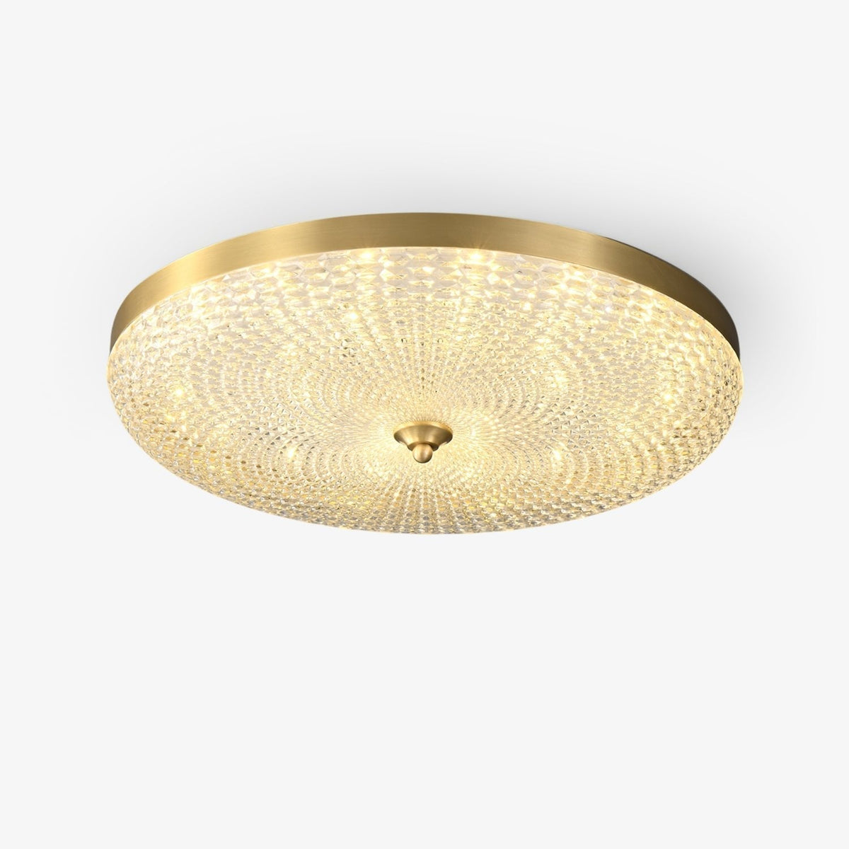 Orlena nowoczesna minimalistyczna lampa sufitowa z miedzi i akrylu