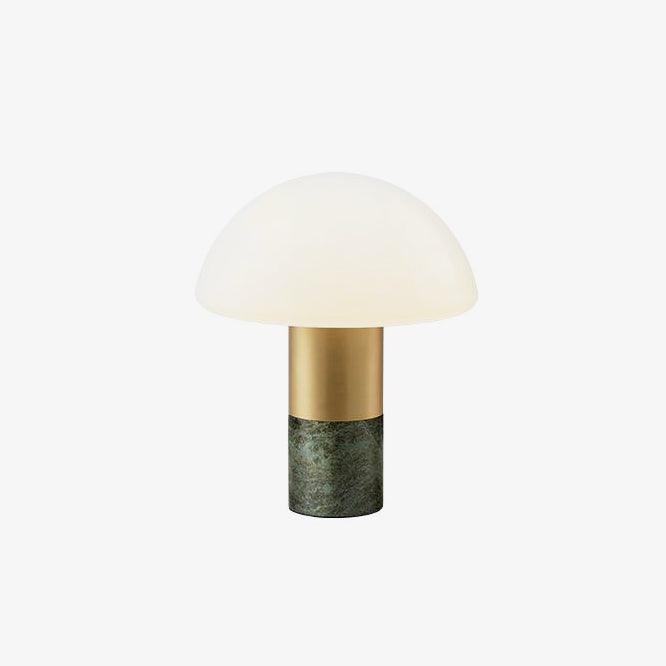 Wathen artystyczna lampa stołowa ze szkła i marmuru