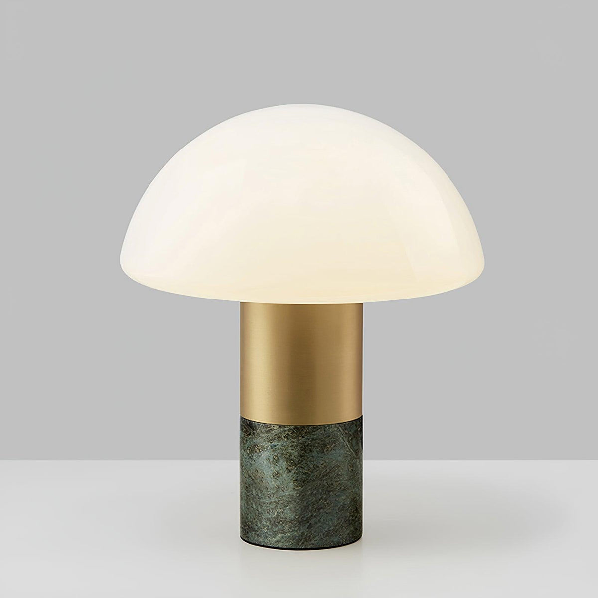Wathen artystyczna lampa stołowa ze szkła i marmuru