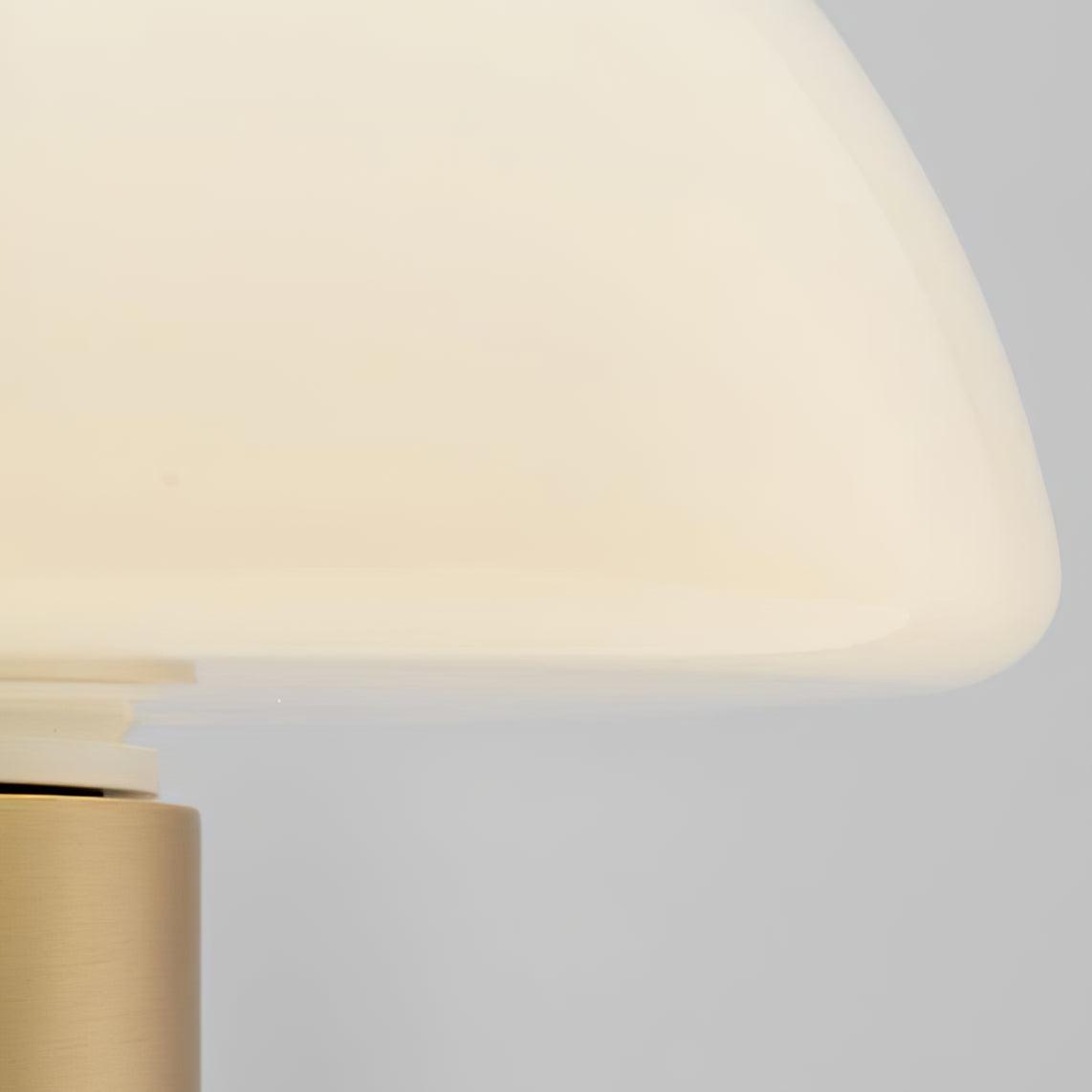 Wathen artystyczna lampa stołowa ze szkła i marmuru