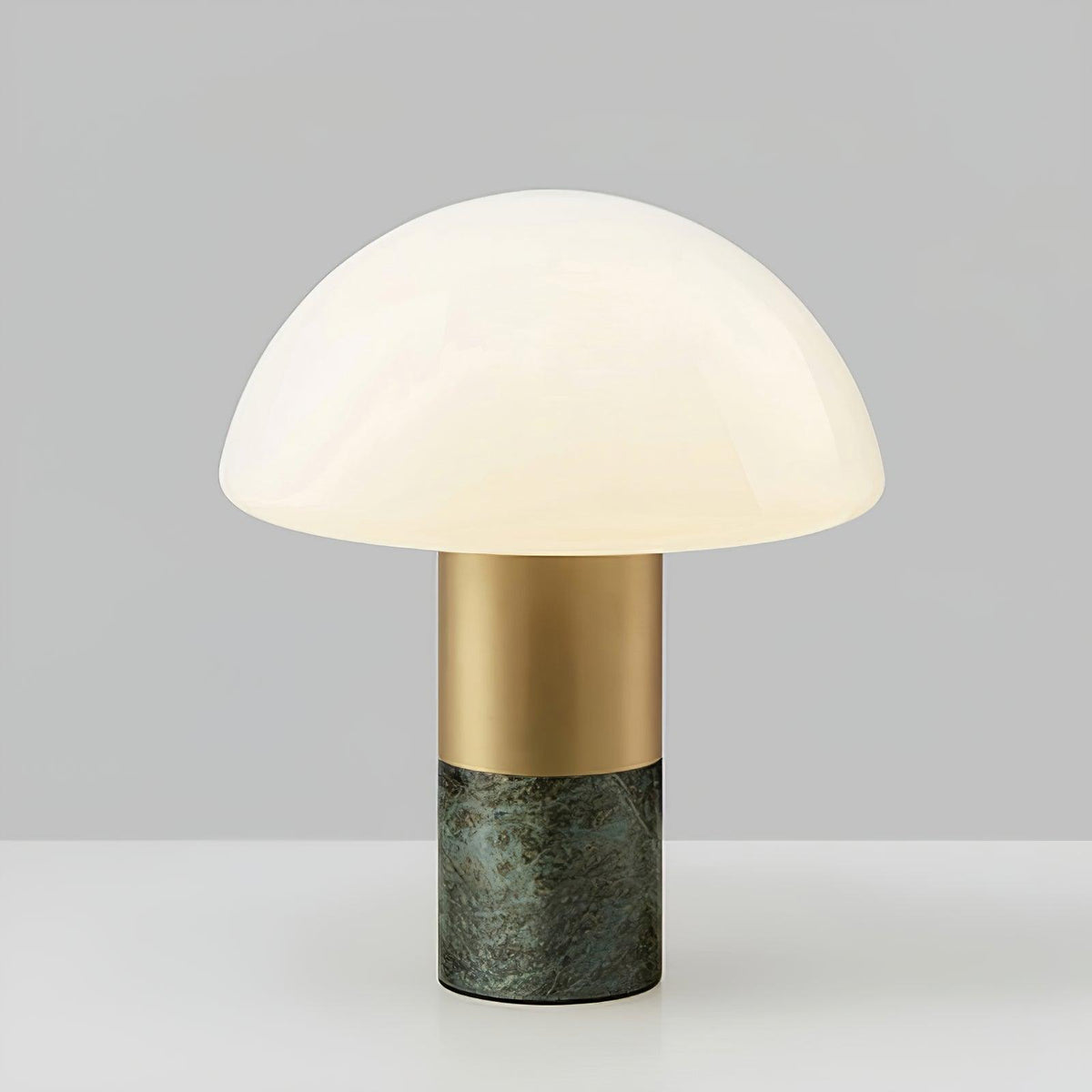 Wathen artystyczna lampa stołowa ze szkła i marmuru