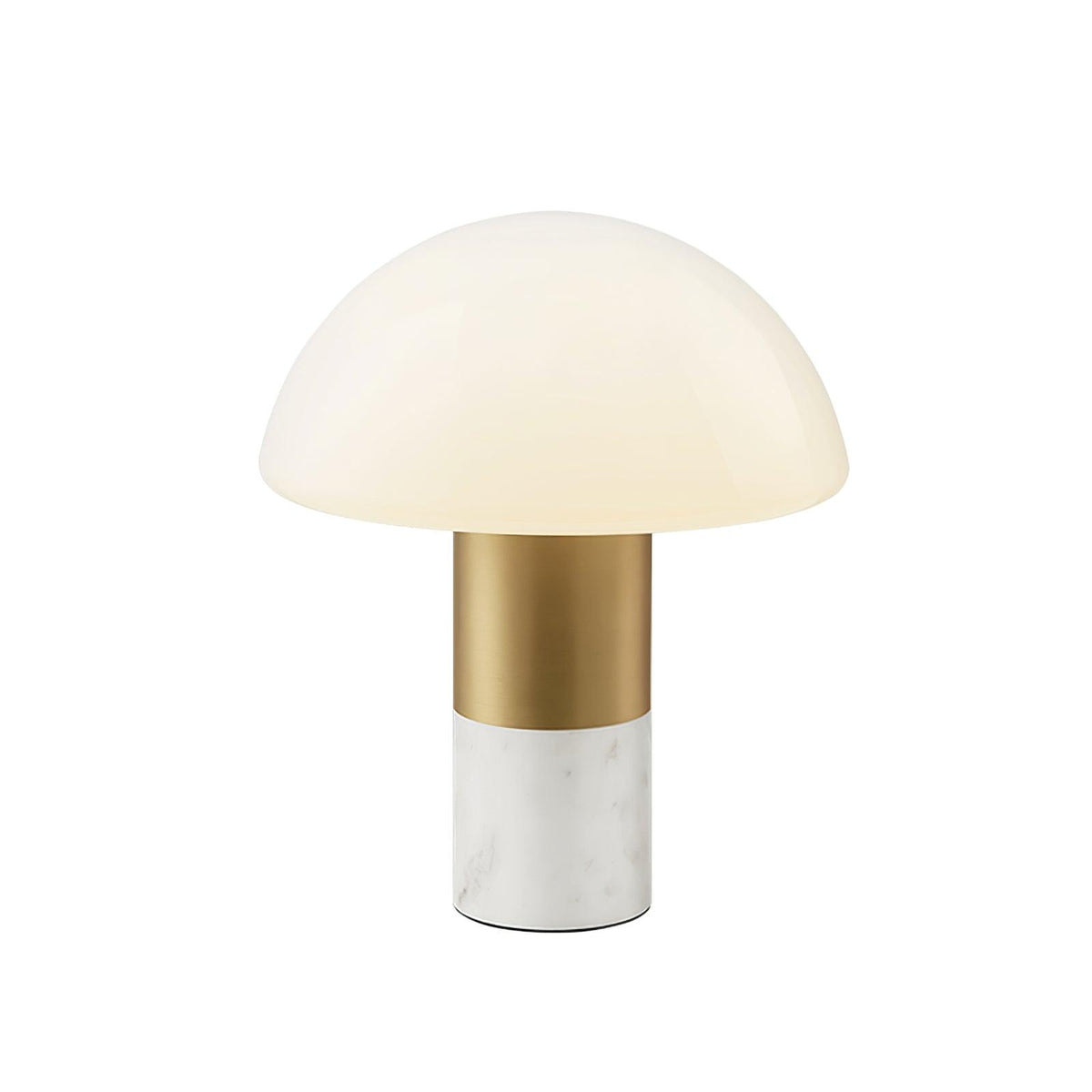 Wathen artystyczna lampa stołowa ze szkła i marmuru