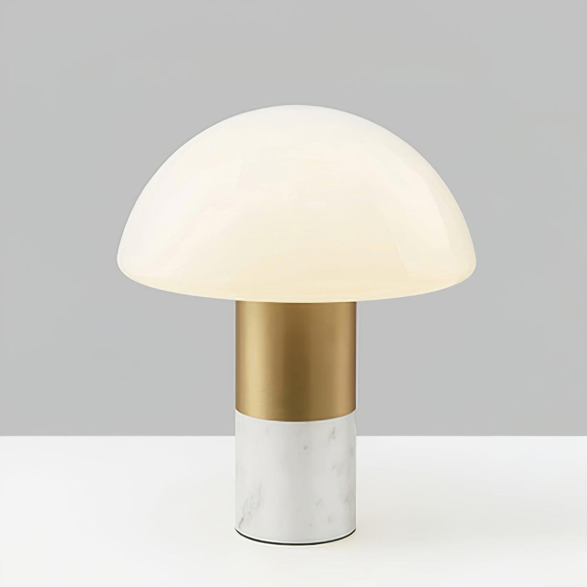 Wathen artystyczna lampa stołowa ze szkła i marmuru