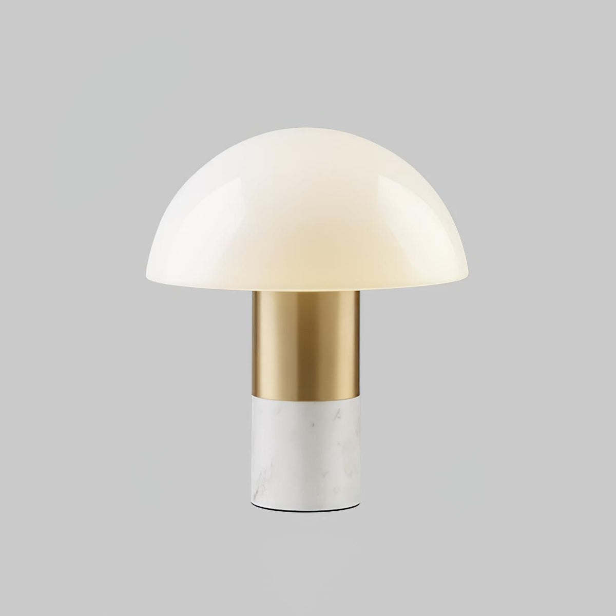 Wathen artystyczna lampa stołowa ze szkła i marmuru