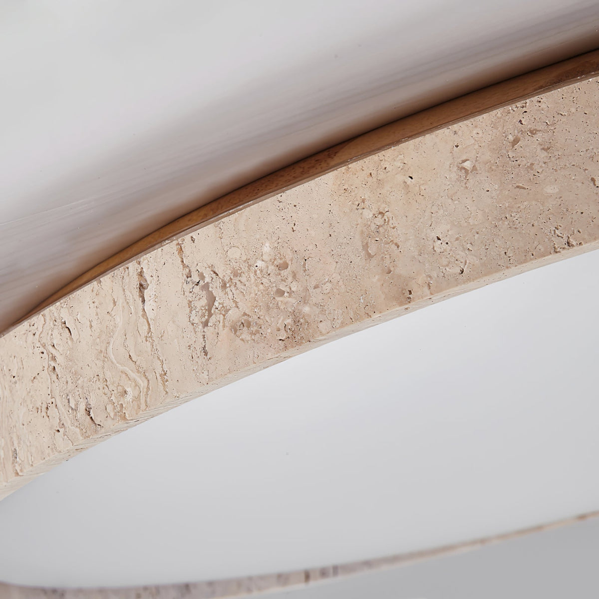 Travertine Round lampa sufitowa