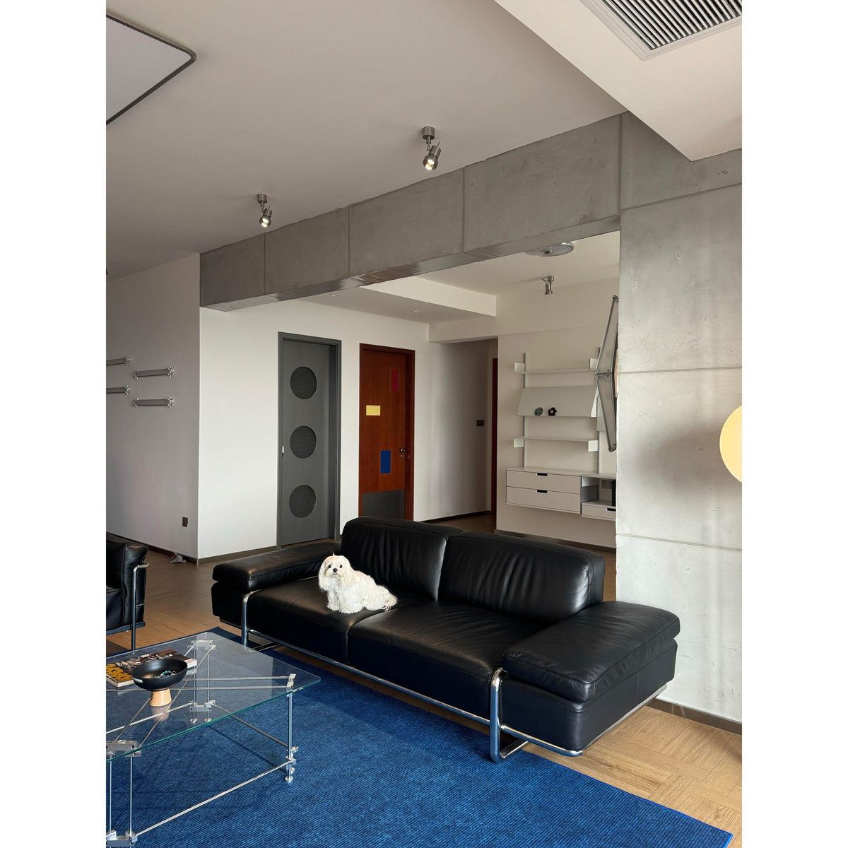 Hagen plafon aluminiowy ze srebrnym wykończeniem