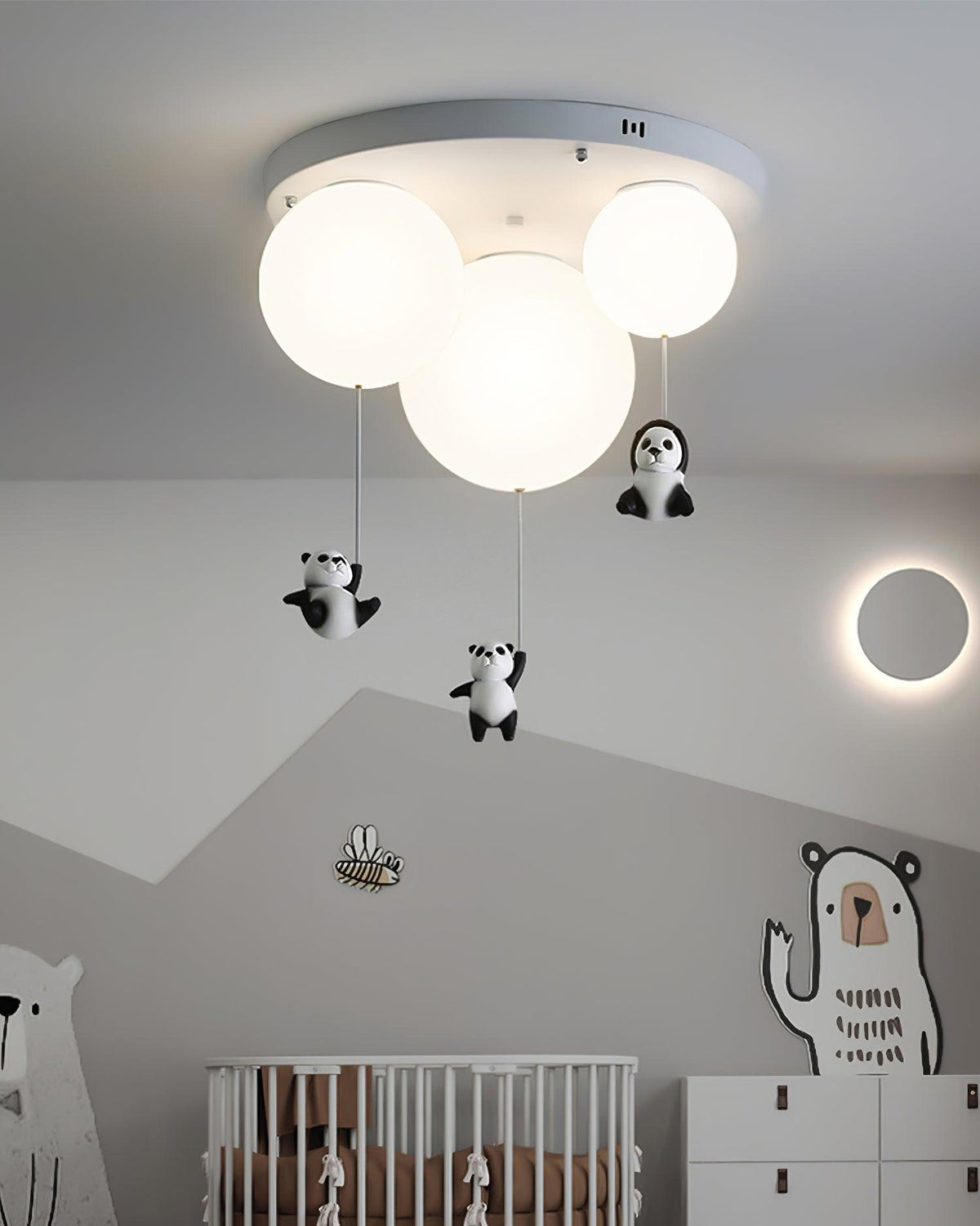 Yrath Elegance Panda lampa sufitowa ze szkła