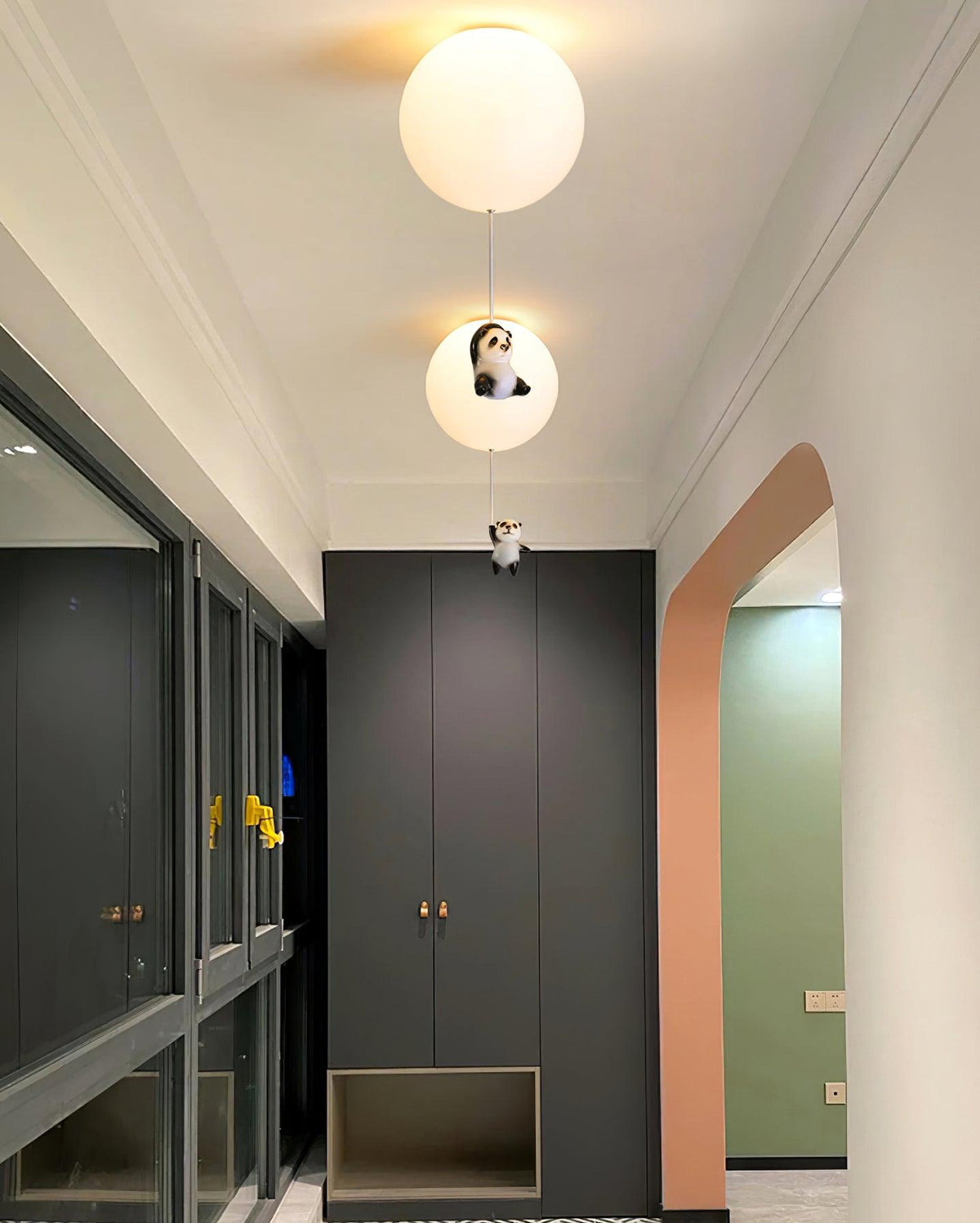 Yrath Elegance Panda lampa sufitowa ze szkła