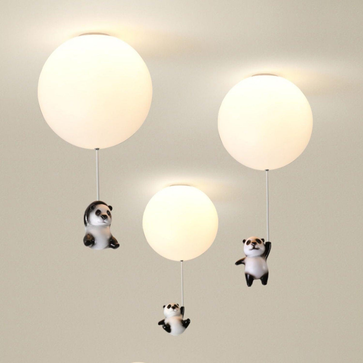 Yrath Elegance Panda lampa sufitowa ze szkła
