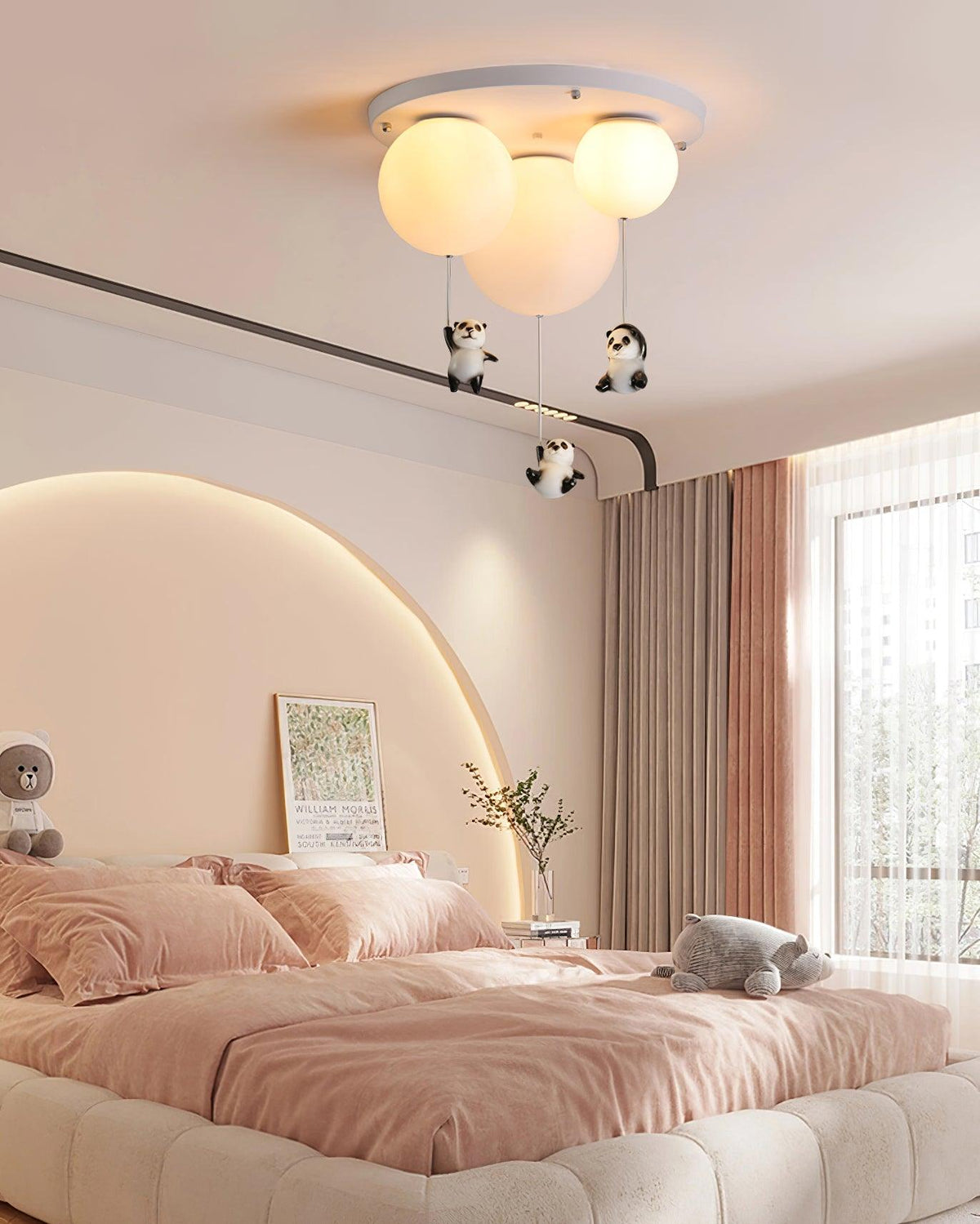 Yrath Elegance Panda lampa sufitowa ze szkła