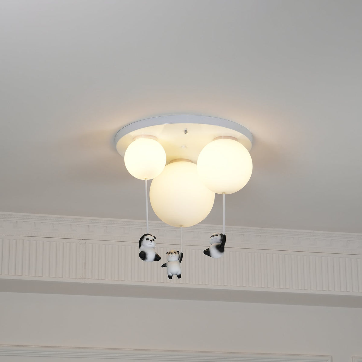 Yrath Elegance Panda lampa sufitowa ze szkła