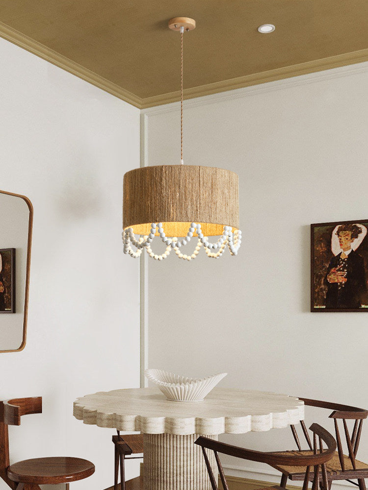 Osberhurst Lampa wisząca z liny konopnej