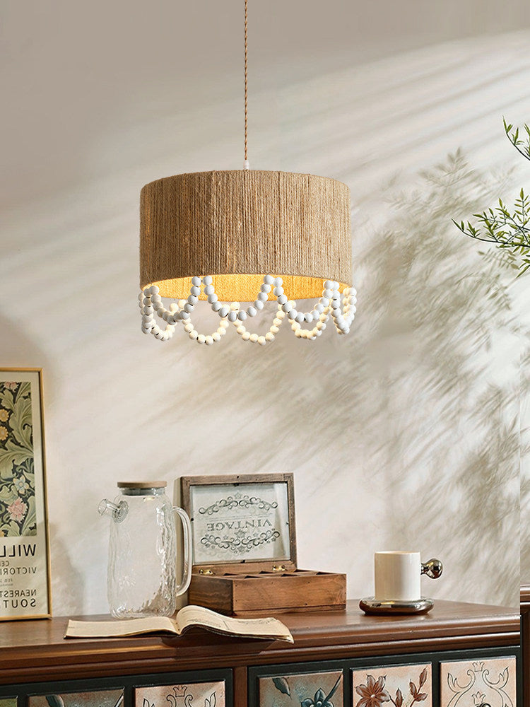 Osberhurst Lampa wisząca z liny konopnej