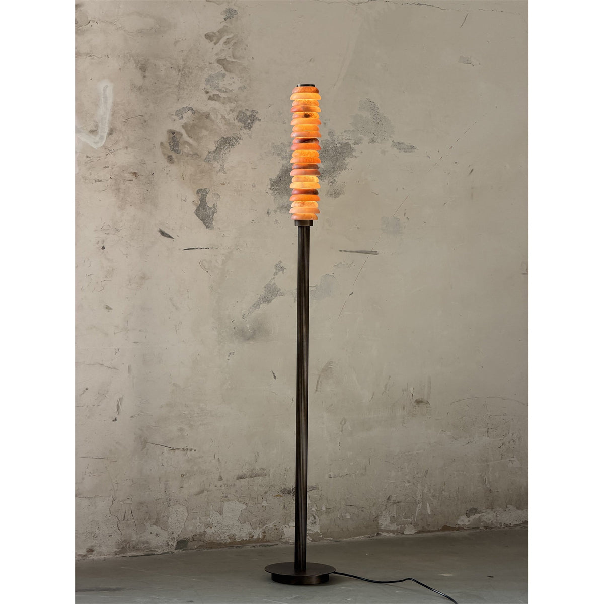 Eiroiella Alabaster zewnętrzna lampa stojąca