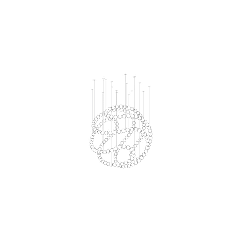 Pearl Symphony Grand Cascade Customize żyrandol