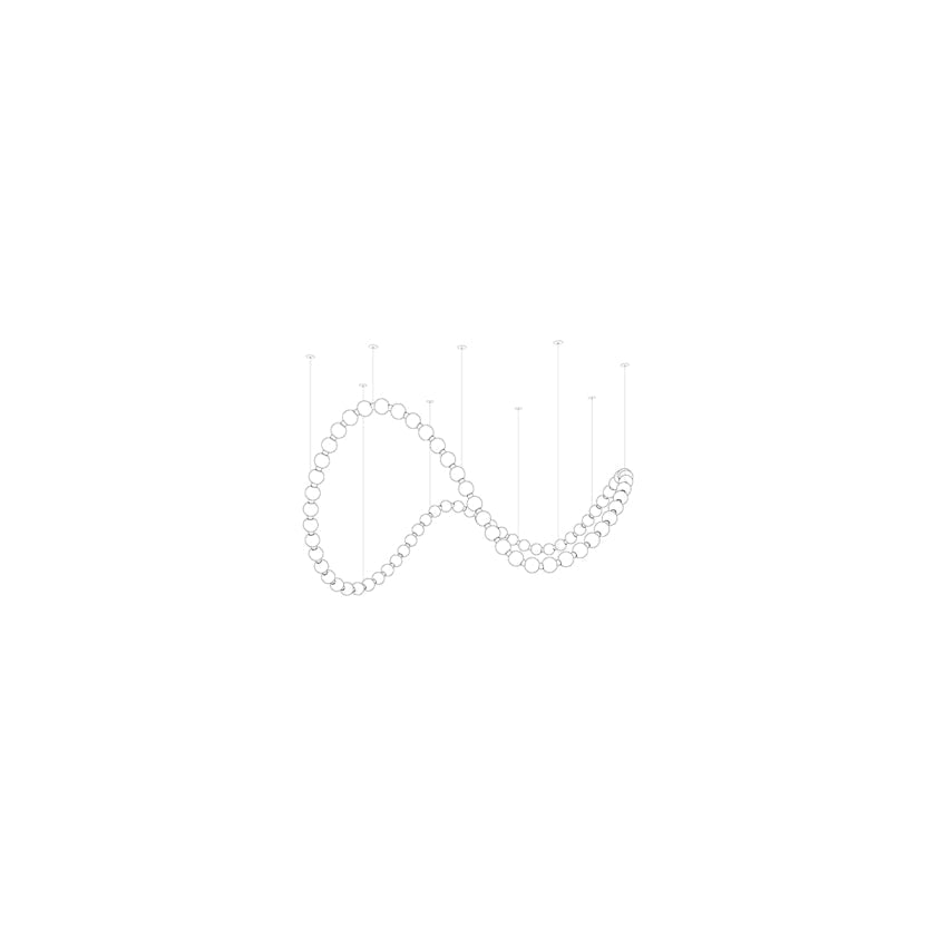 Pearl Symphony Grand Cascade Customize żyrandol