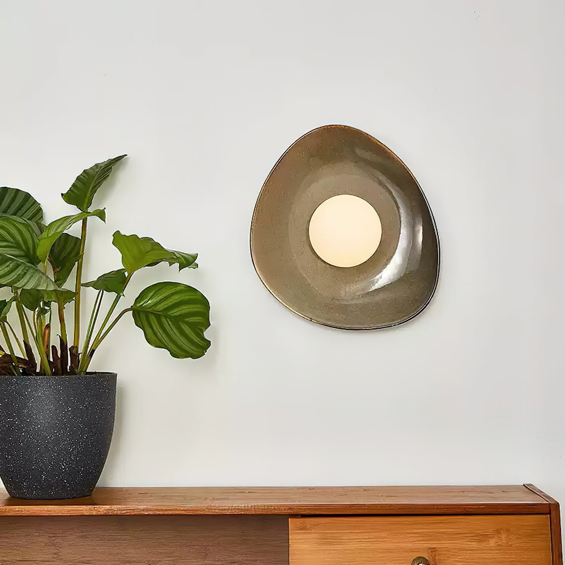 Ertalila Elegance Pebble Disc żyrandol ze szkła