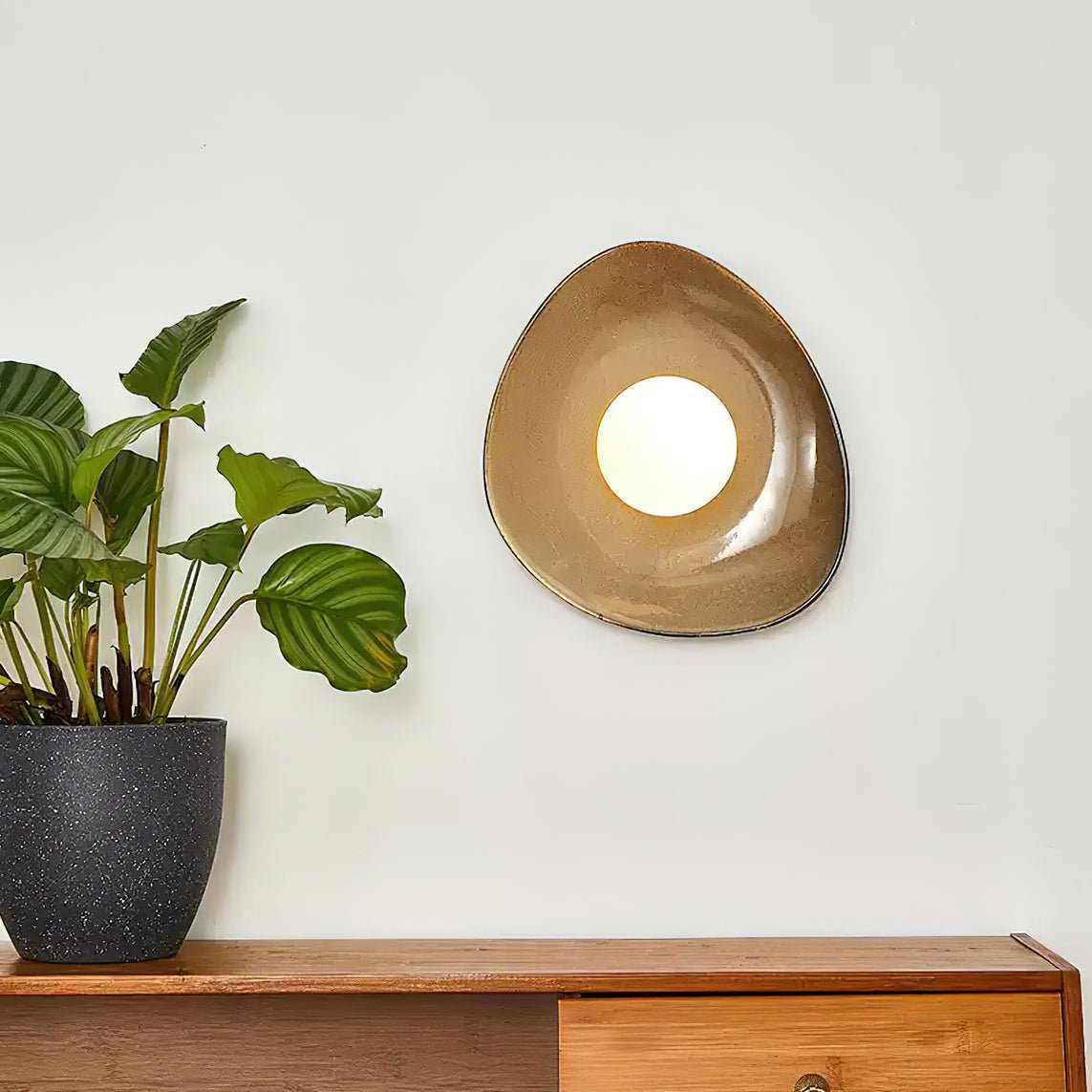 Ertalila Elegance Pebble Disc żyrandol ze szkła