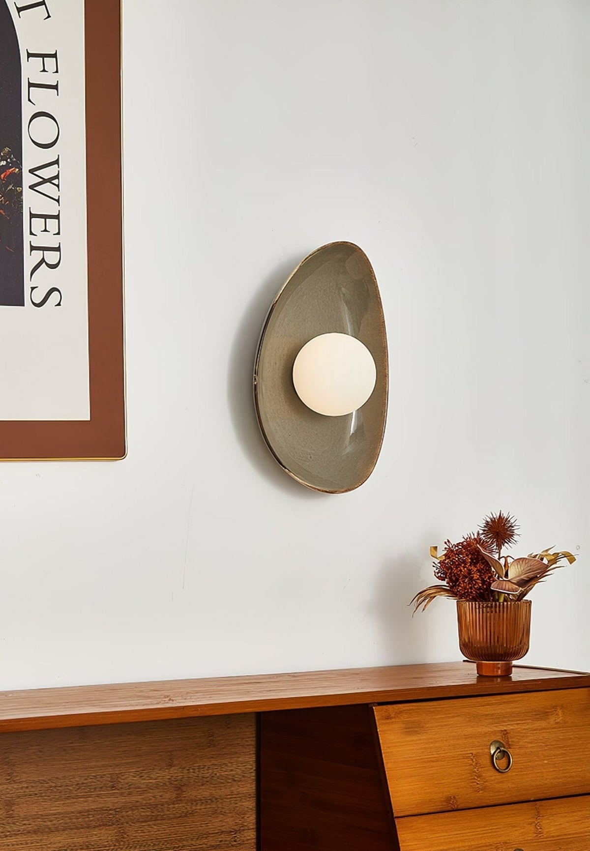 Ertalila Elegance Pebble Disc żyrandol ze szkła