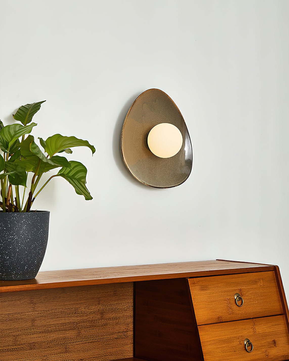 Ertalila Elegance Pebble Disc żyrandol ze szkła