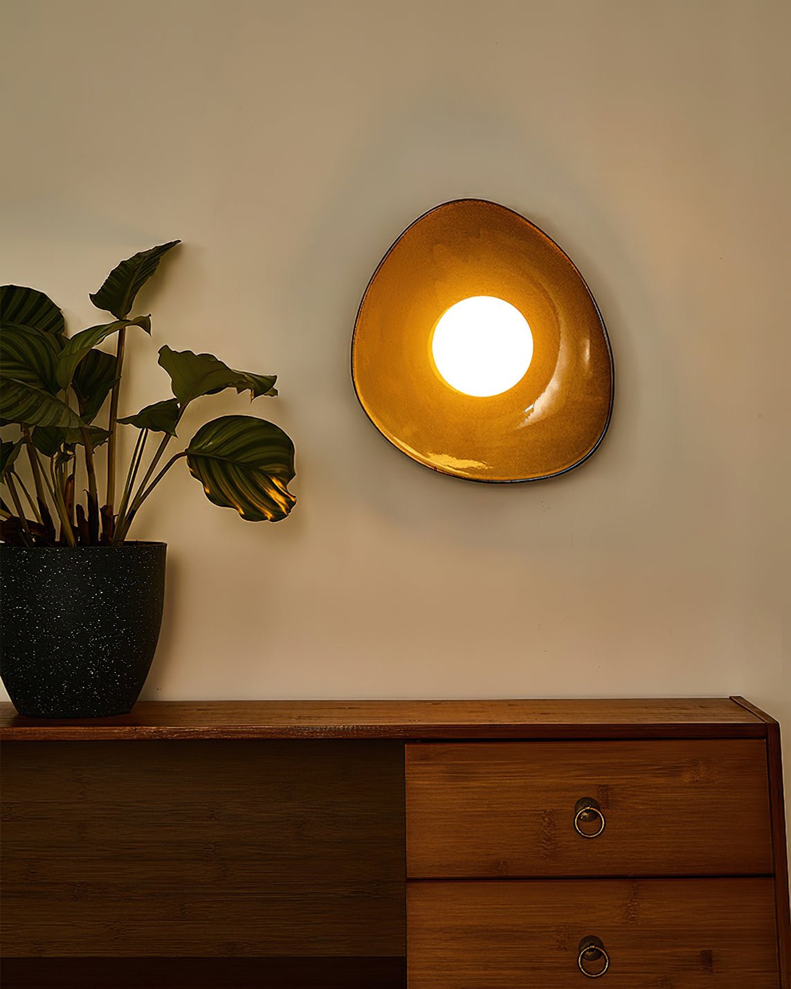 Ertalila Elegance Pebble Disc żyrandol ze szkła