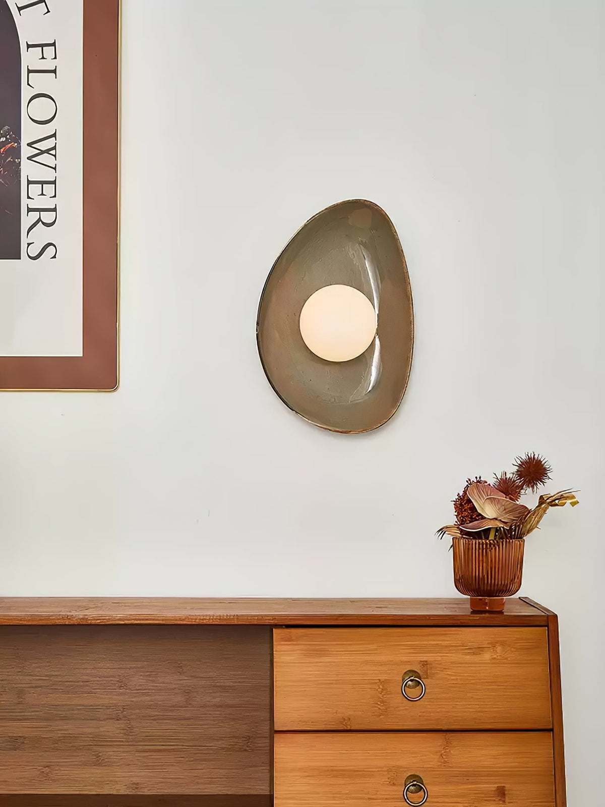Ertalila Elegance Pebble Disc żyrandol ze szkła
