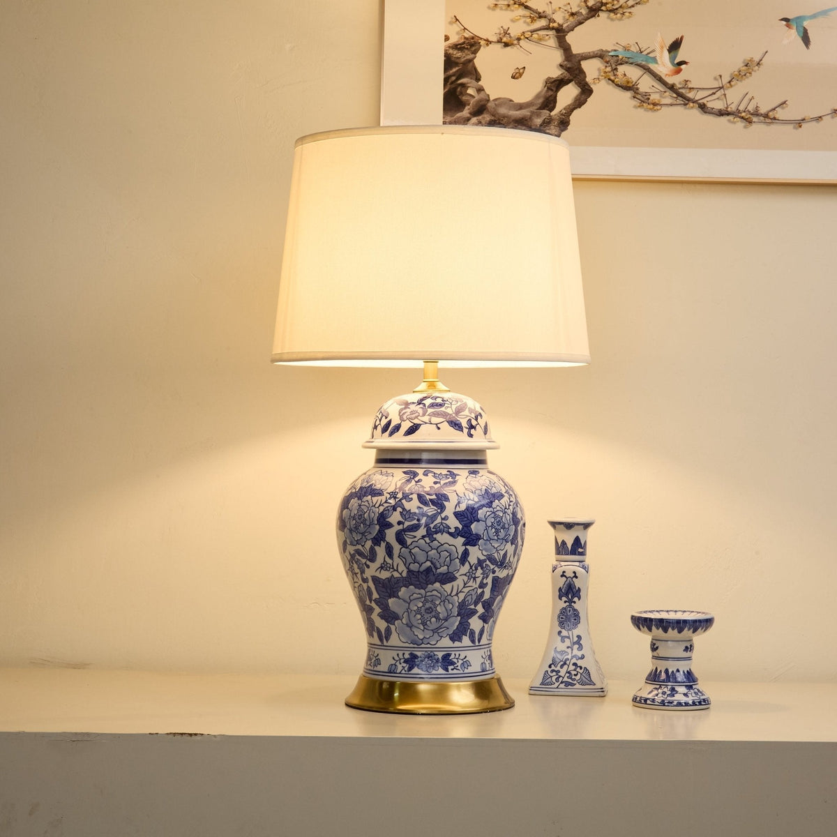 Lampa stołowa Peony Jar