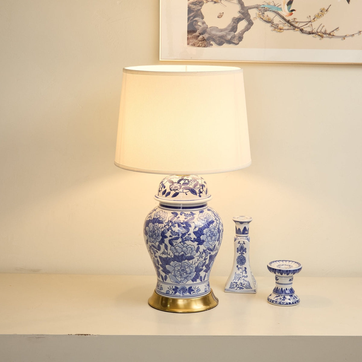 Lampa stołowa Peony Jar