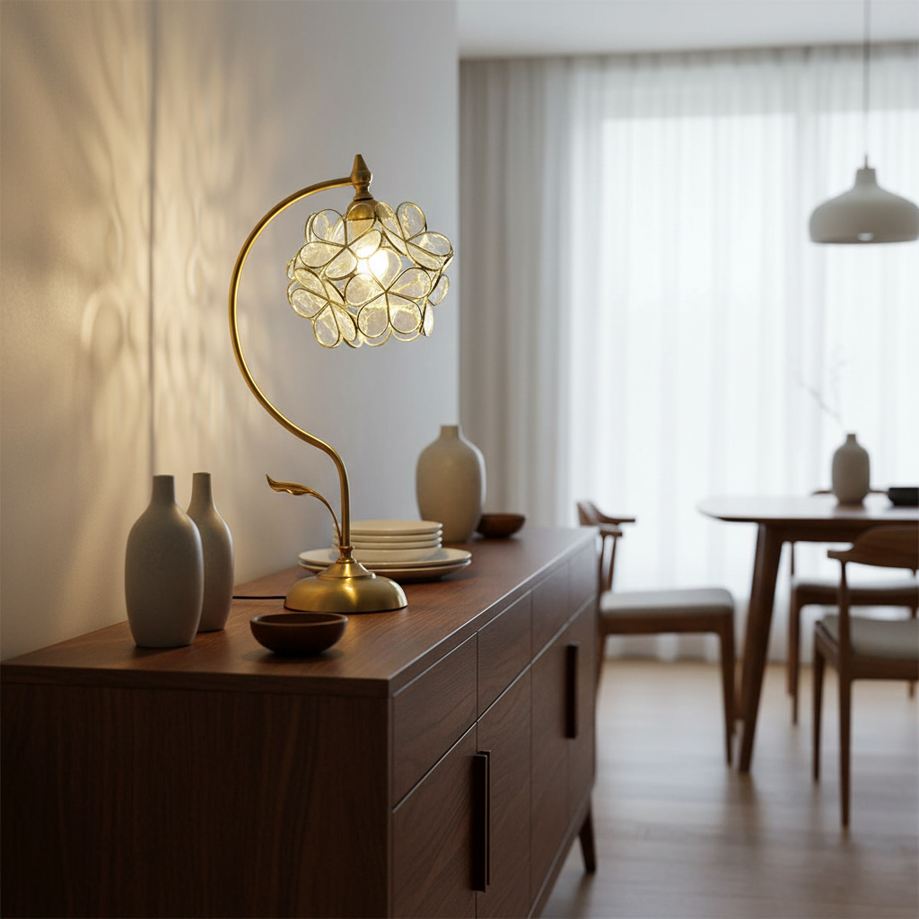 Terienaya lampa stołowa