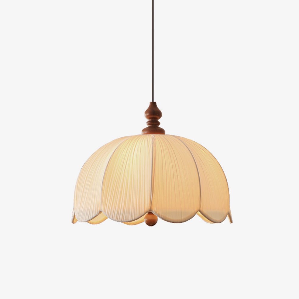 Imiraril wisząca lampa z płótna w stylu tropikalnym