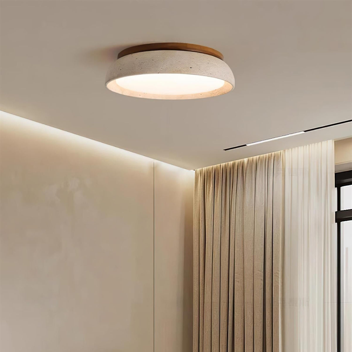 Kloris lampa sufitowa Piedra Travertine