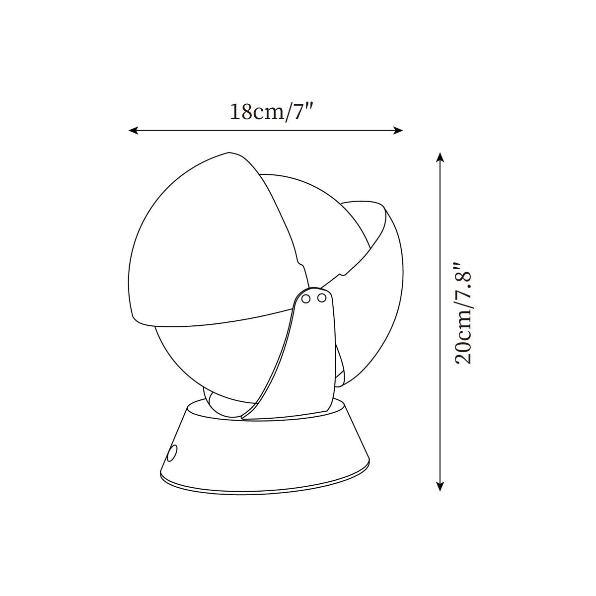Lampa stołowa Sunel