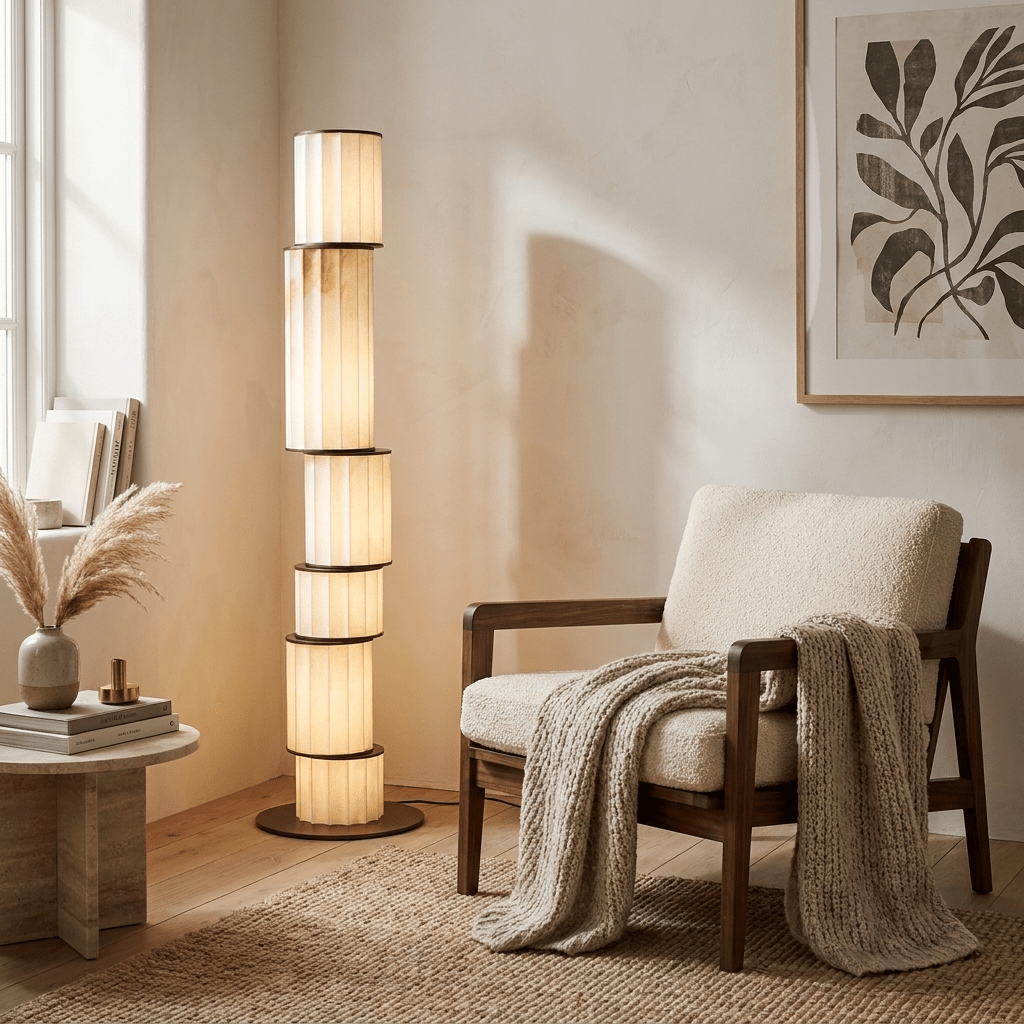 Eirirena Alabaster lampa stojąca