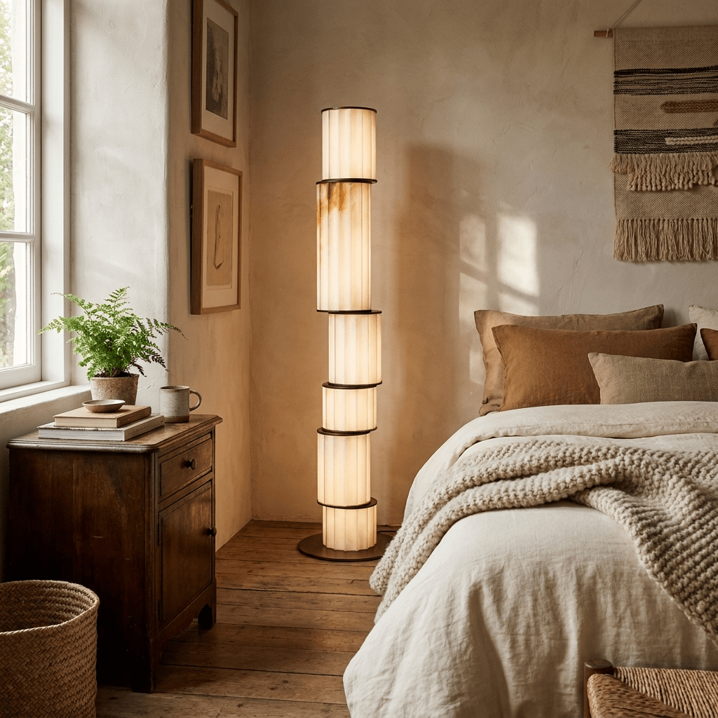 Eirirena Alabaster lampa stojąca