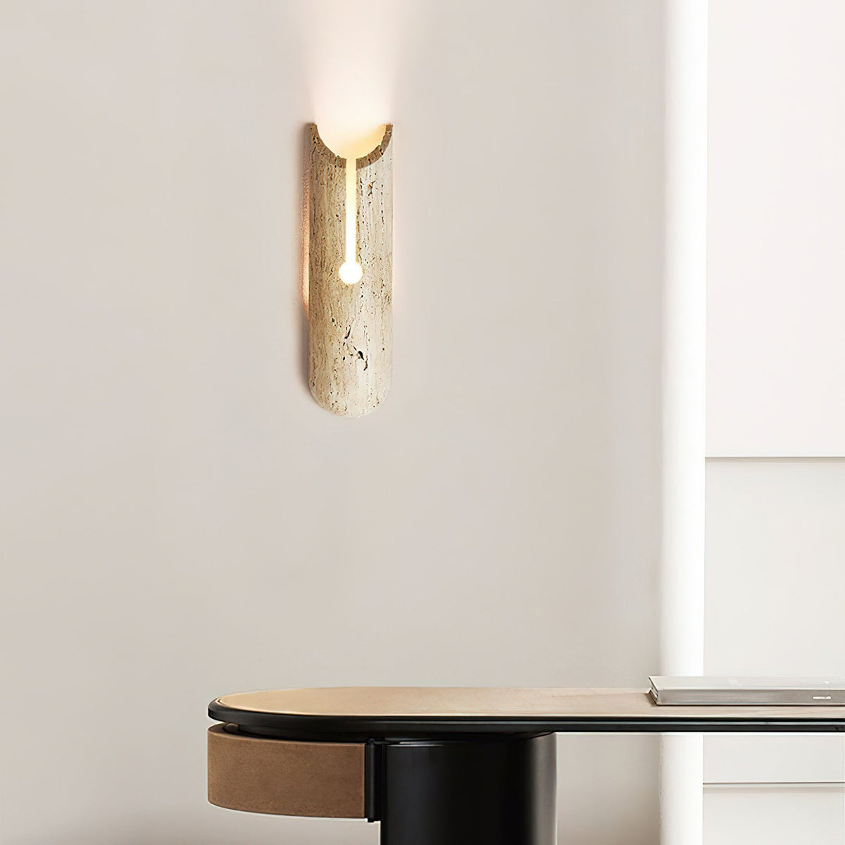 Olnorila kinkiet w stylu Travertine