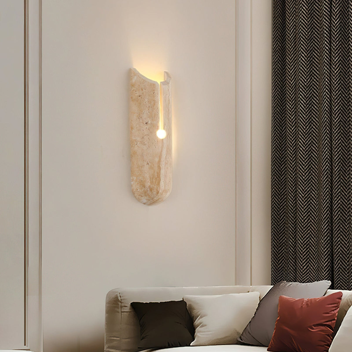 Olnorila kinkiet w stylu Travertine