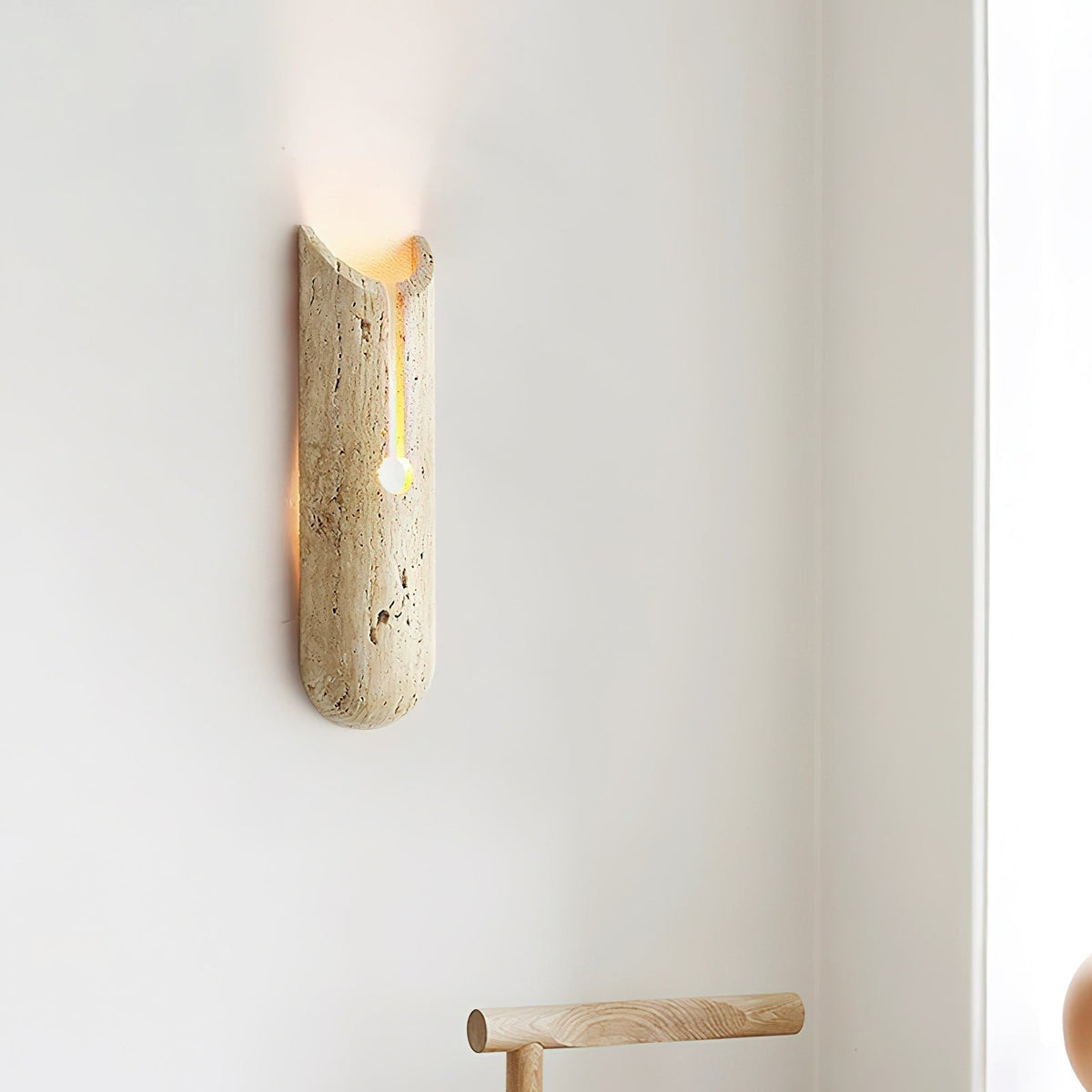 Olnorila kinkiet w stylu Travertine