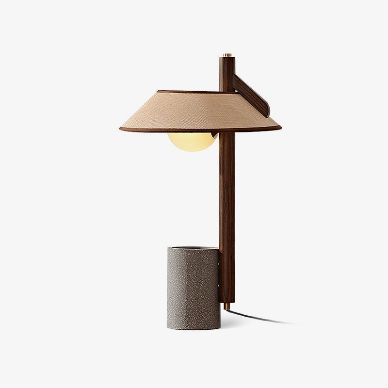 Damon minimalistyczna lampa stołowa z drewna