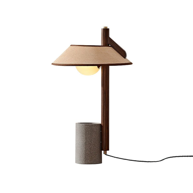 Damon minimalistyczna lampa stołowa z drewna