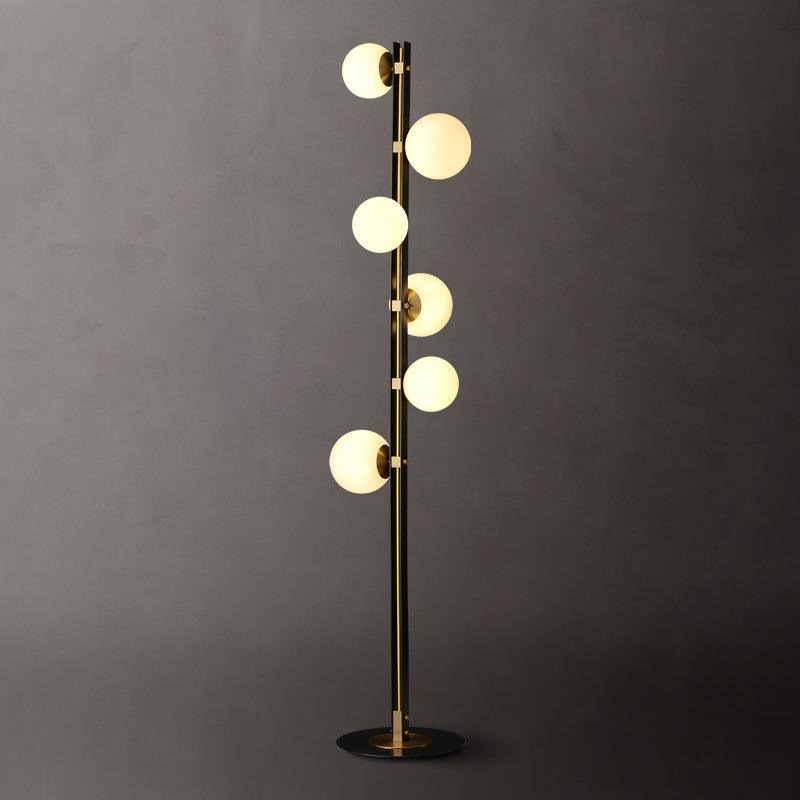 Eireneria elegancka lampa stojąca ze szkła