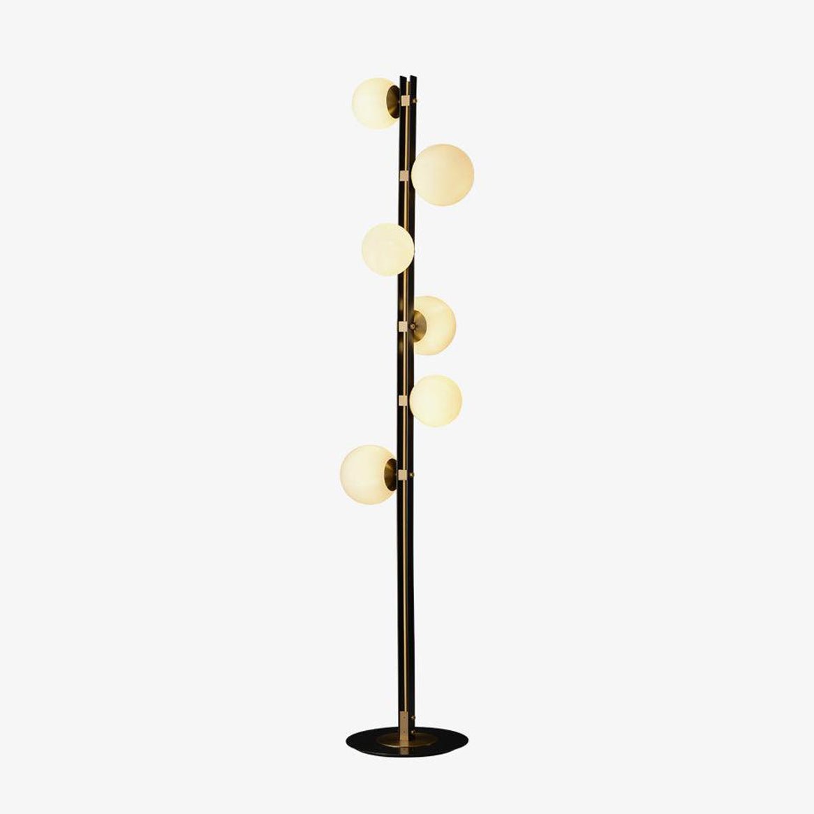Eireneria elegancka lampa stojąca ze szkła