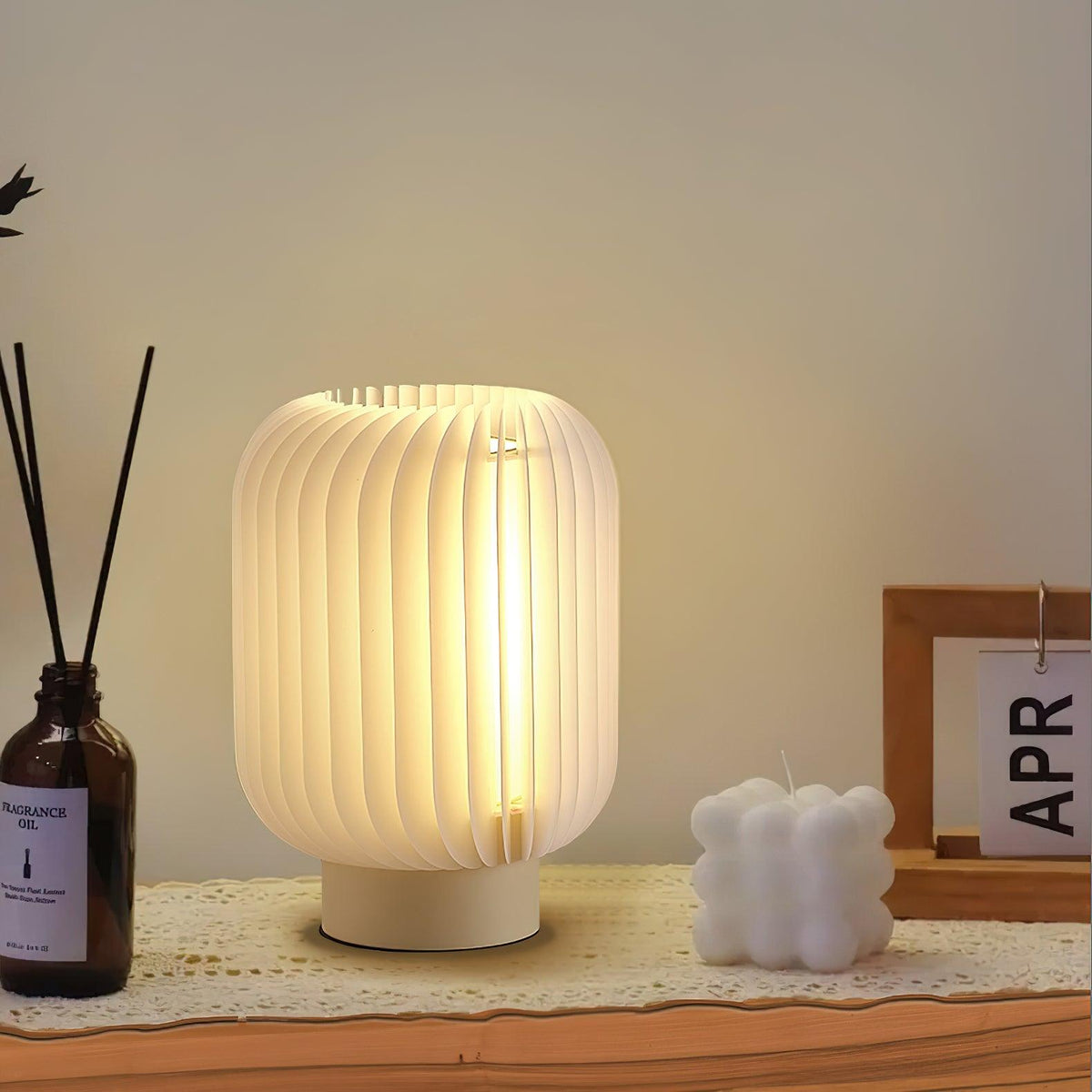 Thal Organic lampy stołowe z płótna