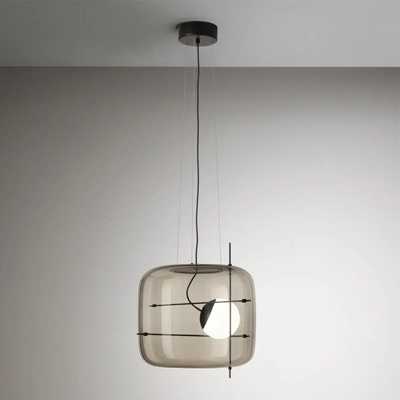 Ivex nowoczesna lampa wisząca ze szkła